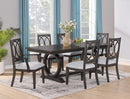 Crown Mark Furniture Buchanan Arm Chair in Brown (Set of 2)