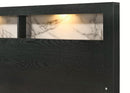 Crown Mark Furniture Cadence King Panel Bed in Black