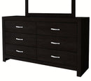 Crown Mark Furniture Jaylen 6 Drawer Dresser in Black image