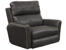 Catnapper Furniture Mara Voice Power Headrest with Lumbar Power Lay Flat Recliner in Anthracite