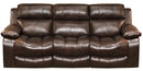 Catnapper Furniture Positano Reclining Sofa in Cocoa