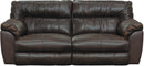 Catnapper Milan Power Lay Flat Reclining Sofa in Chocolate 64341