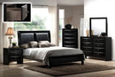Crown Mark Furniture Emily Nightstand in Black