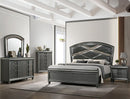 Crown Mark Furniture Adira 8 Drawer Dresser in Silver