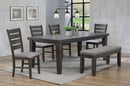 Crown Mark Bardstown Bench in Gray