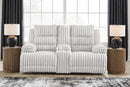 Rhines Falls Power Reclining Loveseat with Console