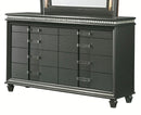 Crown Mark Furniture Adira 8 Drawer Dresser in Silver image