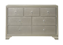 Crown Mark Lyssa 6 Drawer Dresser in Embossed Crocodile Pattern image