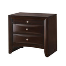 Crown Mark Emily Nightstand in Dark Cherry image