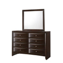 Crown Mark Emily Mirror in Dark Cherry