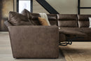 ModZ Power Reclining Sectional with Audio Console