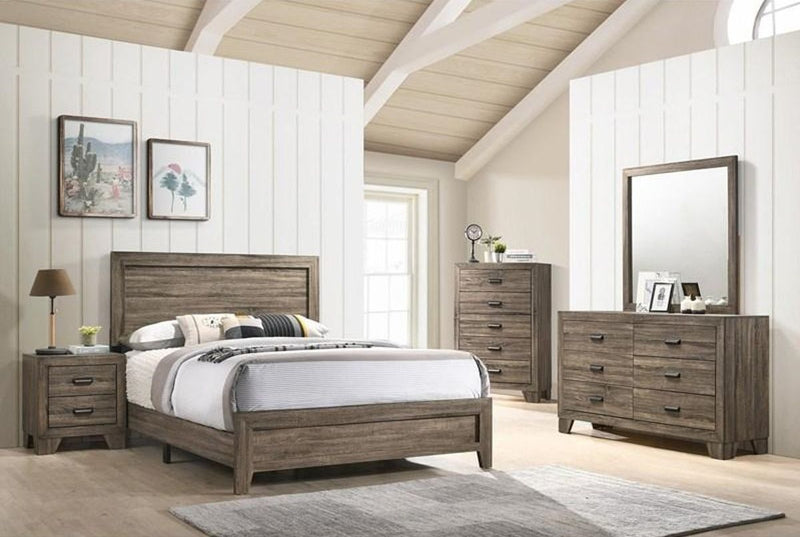 Crown Mark Millie Mirror in Grey