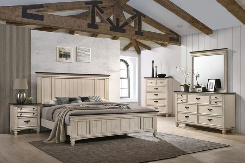 Crown Mark Sawyer Dresser in Two-Toned