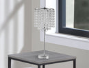 CHROME TABLE LAMP 19 H