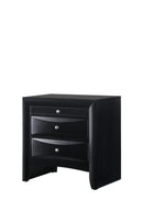 Crown Mark Furniture Emily Nightstand in Black image