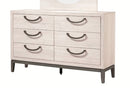 Crown Mark Furniture Veda 6 Drawer Dresser in Beige image