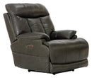 Naples Power Headrest Power Lay Flat Recliner w/Extended Ottoman