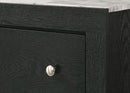 Crown Mark Furniture Cadence 6 Drawer Dresser in Black