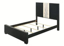Crown Mark Furniture Rangley Queen Panel Bed in Black B6835-Q