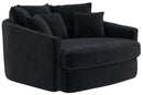 Matty Round Accent Cuddle Chaise