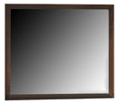 Crown Mark Furniture Evan Dresser Mirror in Warm Brown image