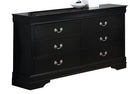 Crown Mark Furniture Louis Philip Dresser in Black image