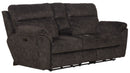 Sedona Pwr Hdrst w/Lumbar Lay Flt Rcl Cnsl Loveseat w/Stg & Cphldrs
