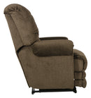 Malone Power "Lay Flat" Recliner w/Ext Otto