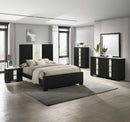 Crown Mark Furniture Rangley King Panel Bed in Black B6835-K image