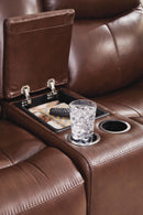 Next Move Power Reclining Loveseat with Console