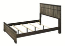 Crown Mark Furniture Remington Queen Panel Bed in Brown B8160-Q