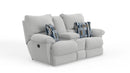 Lenny Power Lay Flat Reclining Console Loveseat