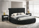 Brigitte King Bed Black image