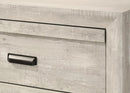 Crown Mark Furniture Valor 5 Drawer Chest in Gray