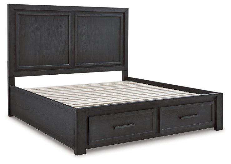 Foyland Panel Storage Bed