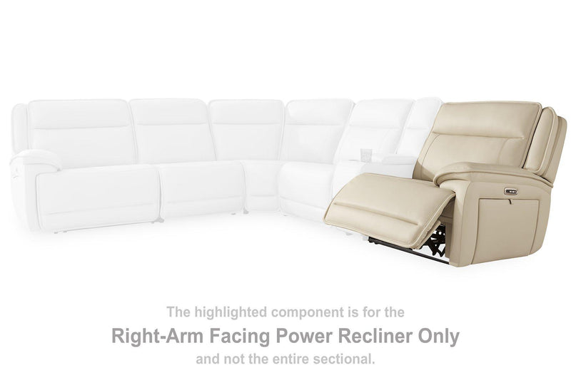 Double Deal Power Reclining Loveseat Sectional with Console