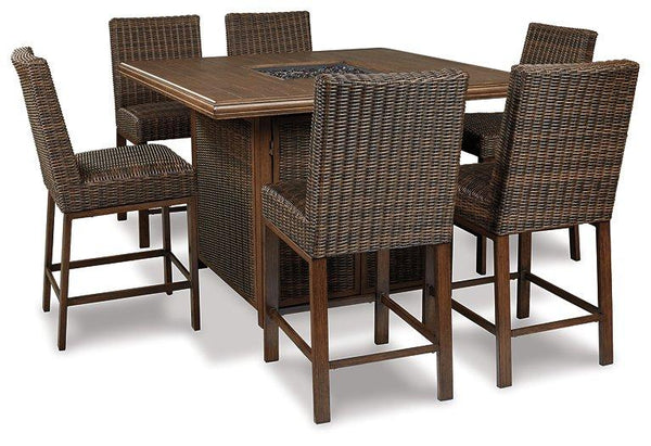 Paradise Trail Outdoor Bar Table Set image