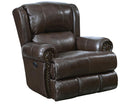 Catnapper Duncan Deluxe Glider Recliner in Chocolate
