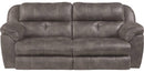 Catnapper Ferrington Power Headrest w/ Lumbar Power Lay Flat Reclining Sofa in Dusk
