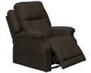 Catnapper Furniture Haywood Power Headrest Power Lift Lay Flat Recliner w/ Heat & Massage in Chocolate