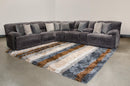 Catnapper Furniture Burbank 5pc Sectional in Smoke