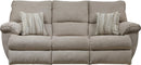 Catnapper Furniture Sadler Lay Flat Reclining Sofa with DDT in Jute-46