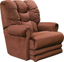 Catnapper Malone Lay Flat Recliner with Extended Ottoman in Merlot