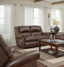 Catnapper Pickett Rocking Reclining Loveseat in Walnut 3132-2