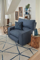 Catnapper Reese Power Headrest Recliner in Jeans/Navy 61460-7