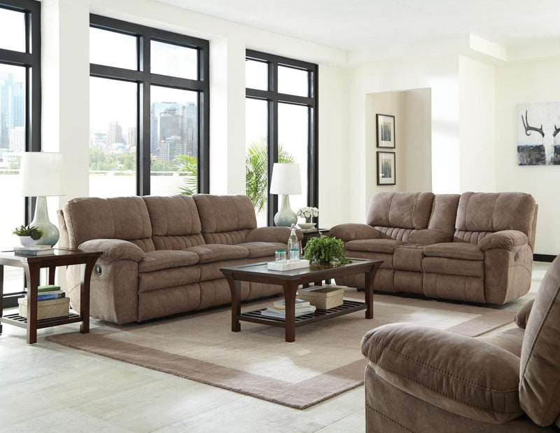 Catnapper Reyes Lay Flat Reclining Sofa in Portabella 2401