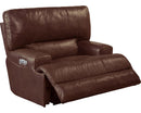 Catnapper Wembley Power Headrest w/ Lumbar Lay Flat Recliner in Walnut 764580-7