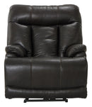 Naples Leather Power Lay Flat Recliner with Power Adjustable Headrest and Extra Extension Footrest
