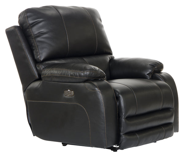 Thornton Power Lay Flat Recliner with Power Adjustable Headrest and Lumbar Support