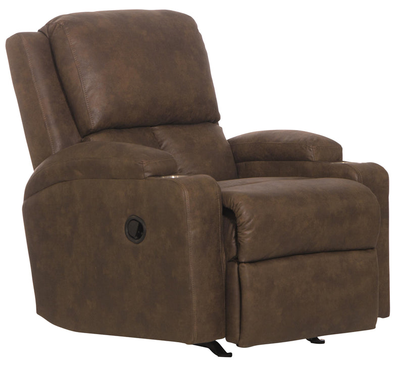Kyle Rocker Recliner with Two Cupholders